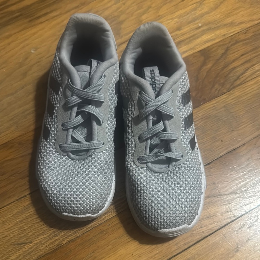 Adidas Light Gray Mesh Sneakers